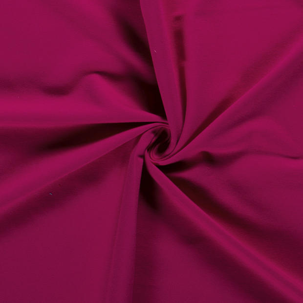 French Terry fabric Unicolour Fuchsia