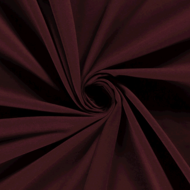 Cotton Jersey fabric Unicolour Bordeaux