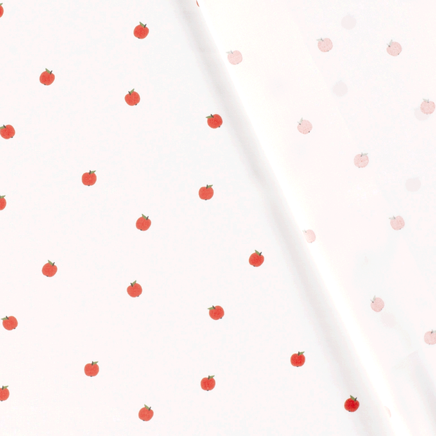 Cotton Poplin fabric Fruits printed 