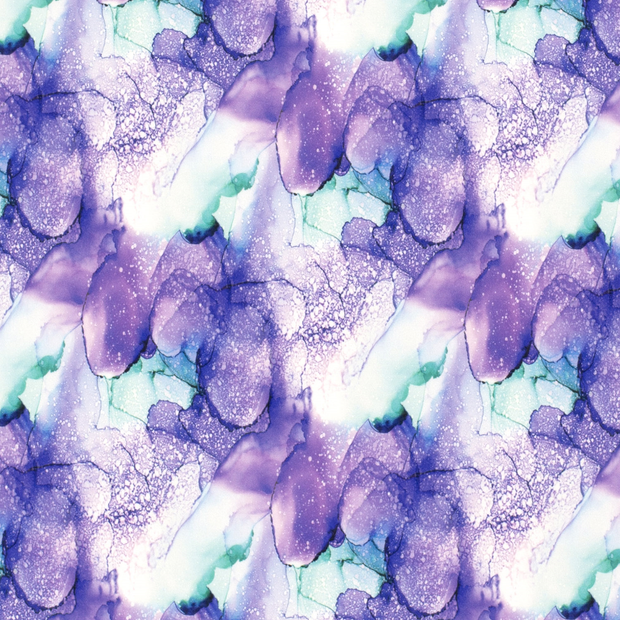 Sportswear Jersey stof Abstract Paars