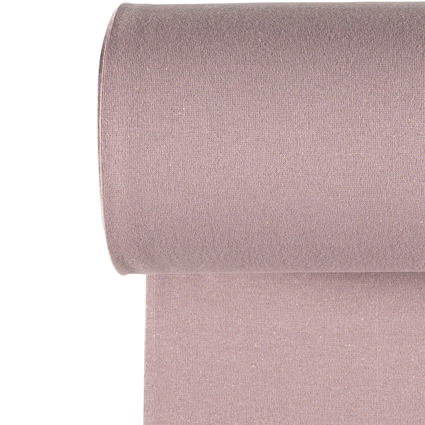 Cuff fabric Unicolour Old Pink