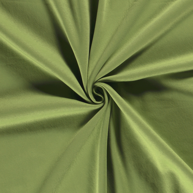 Jogging fabric Apple Green brushed 