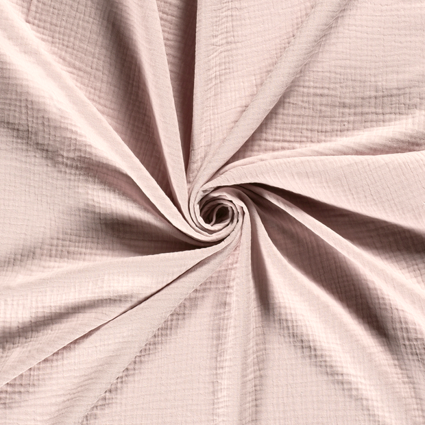 Muslin Triple Layer fabric Light Pink 