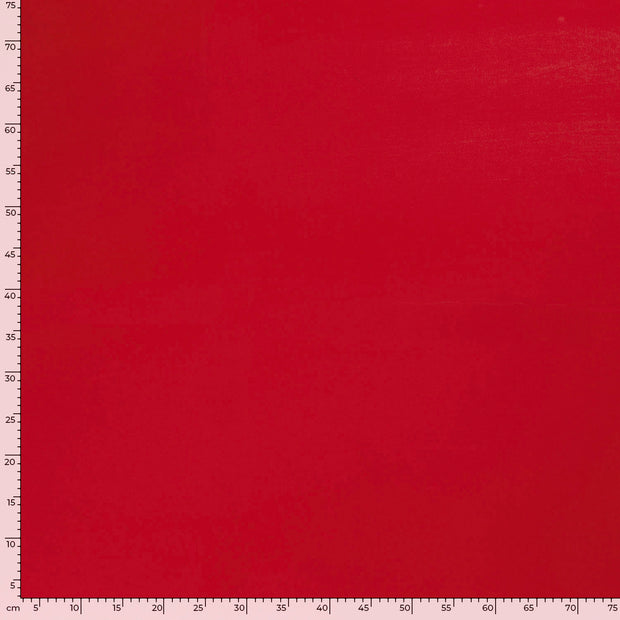 Chifón tela Unicolor Rojo