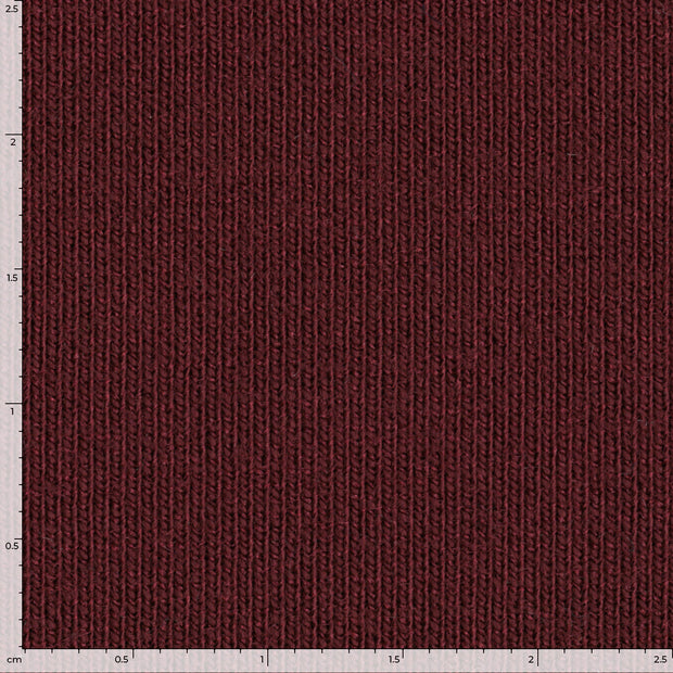 Milano tissu Unicolore Bordeaux