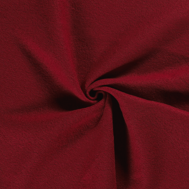 Chiffon en laine tissu Rouge 