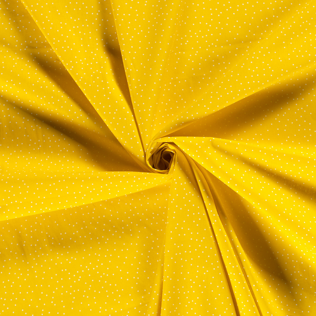 Baumwolle Popeline fabrik Gelb bedruckt 
