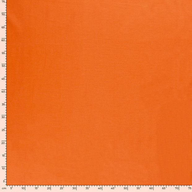 Cretonne tissu Unicolore Orange
