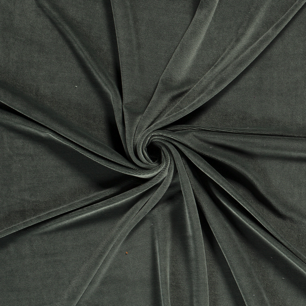 Velvet fabric Petrol 