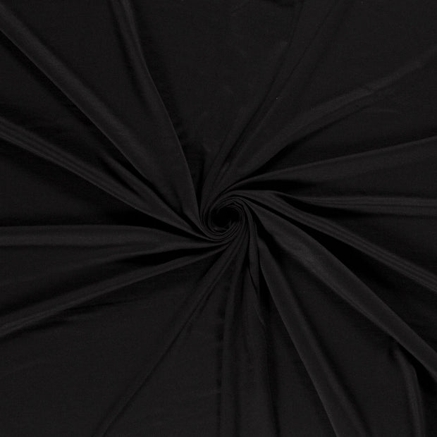 Jersey de Viscose tissu Noir 