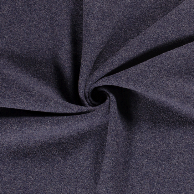 Wool Boucle fabric Purple 