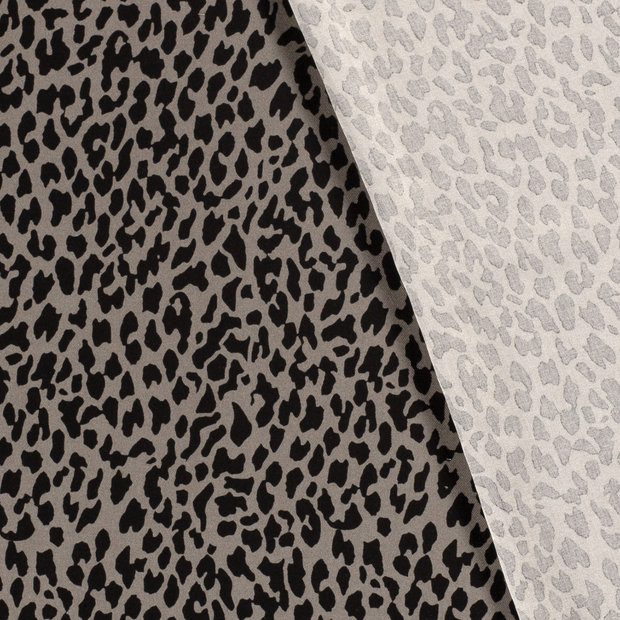 Viscose Twill fabric Panther printed 