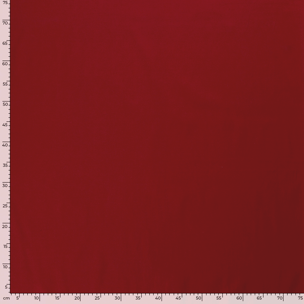 Cotton Satin fabric Unicolour Red