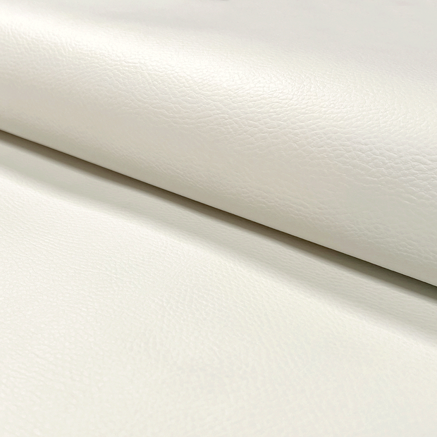 Artificial Leather fabric Unicolour Off White
