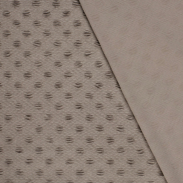 Fluweel stof Stippen gepreekt 