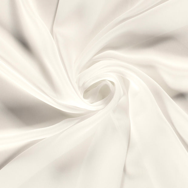 Chiffon fabric Unicolour Off White
