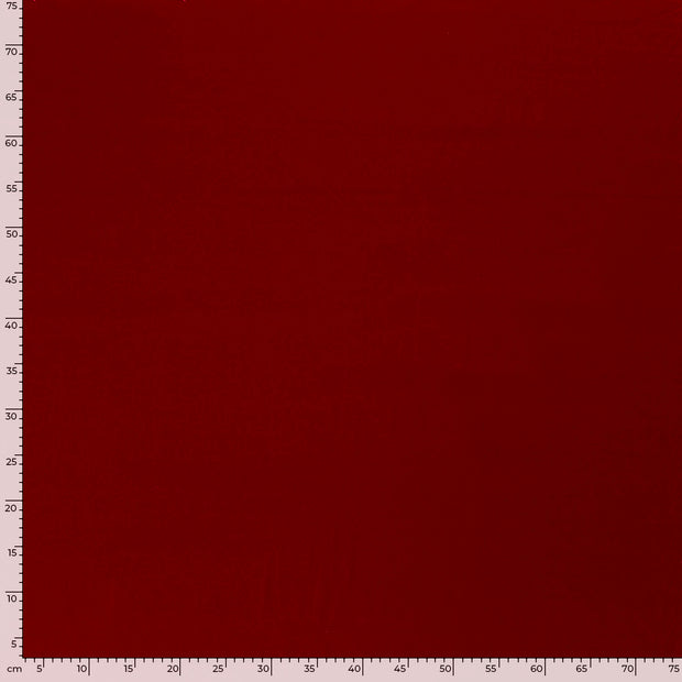 Satin Stretch fabric Unicolour Dark Red