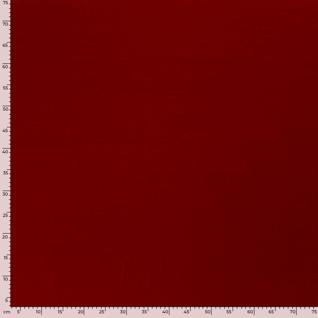 Satin Extensible tissu Unicolore Rouge Bordeaux