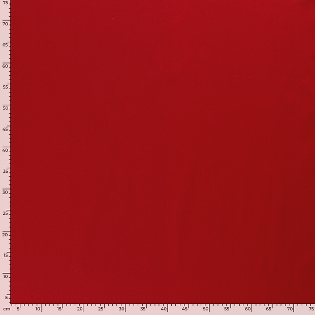 Twill Stretch tela Unicolor Rojo