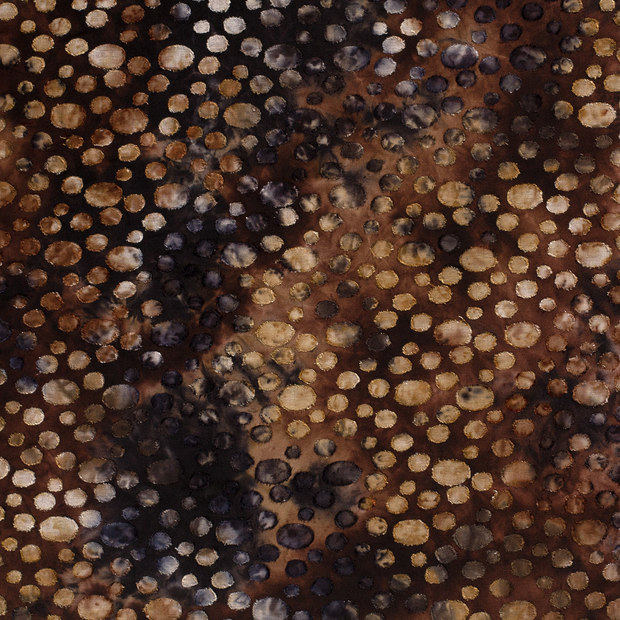 Burnout Jacquard fabric Brown matte 