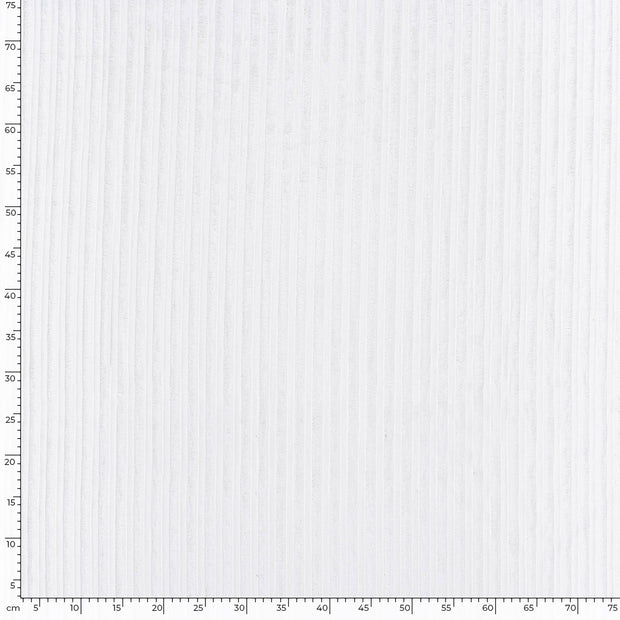 Corduroy 4.5w fabric Unicolour Off White