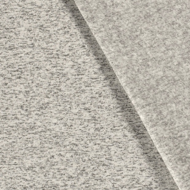 Jogging fabric Melange brushed 