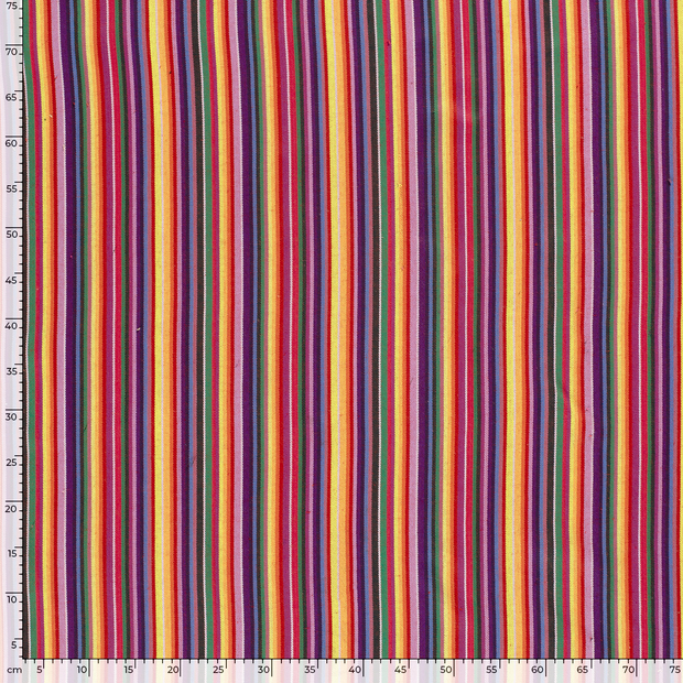 Jacquard fabric Stripes Multicolor