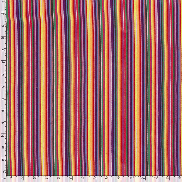 Jacquard fabrik Streifen Mehrfarbig