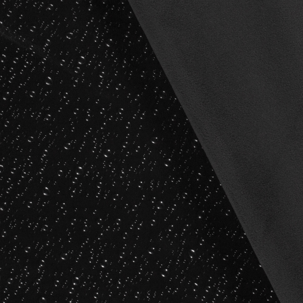 Softshell fabric Spots Black