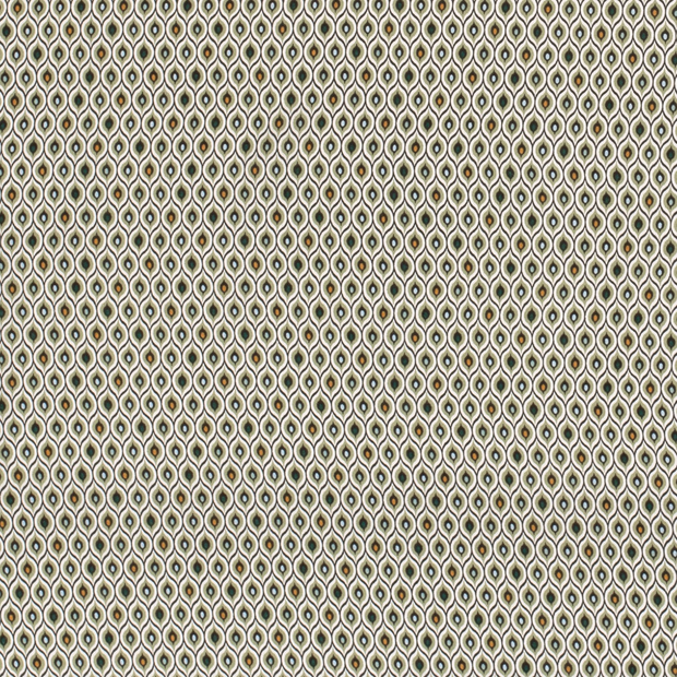 Viscose Poplin fabric Abstract White