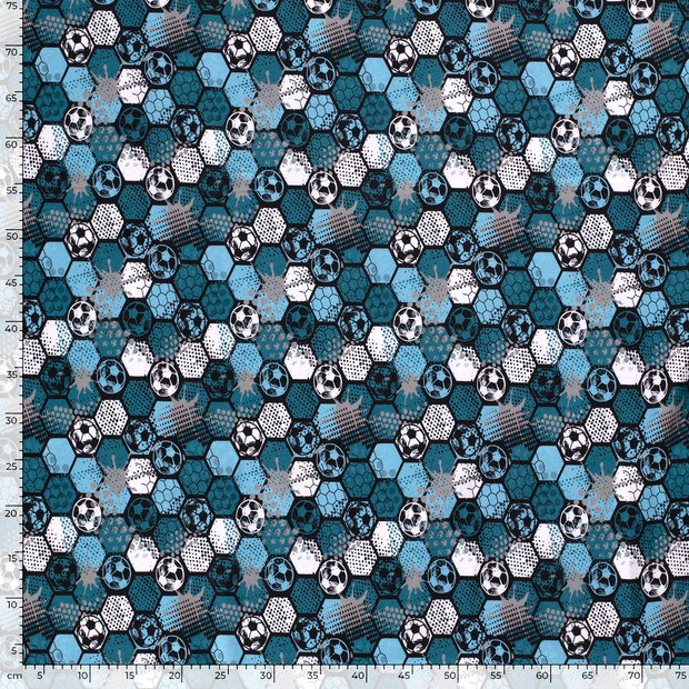Jogging fabric Sports Aqua