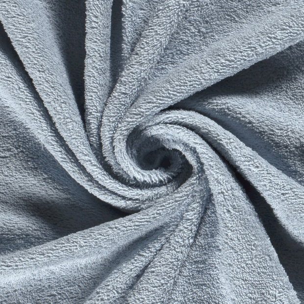 Terry Towelling fabric Unicolour Ice Blue