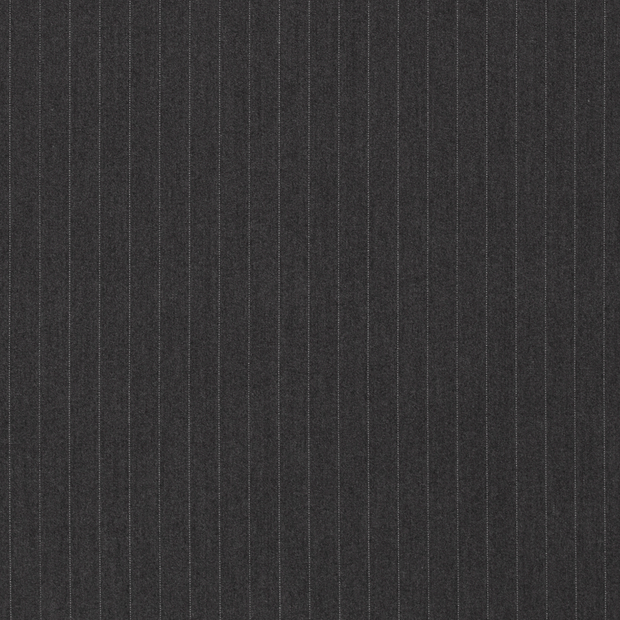 Gabardine fabric Pinstripes Dark Grey