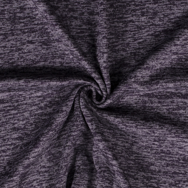 Jogging fabric Melange Purple