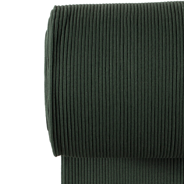 Cuff Material 3x3 rib fabric Unicolour Dark Green