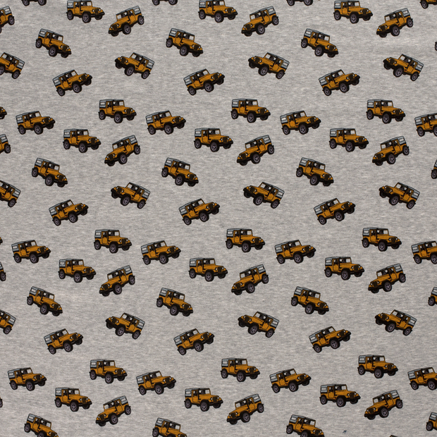 Alphen Fleece fabric Oker soft 