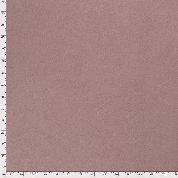 Cotton Fleece fabric Unicolour Mauve