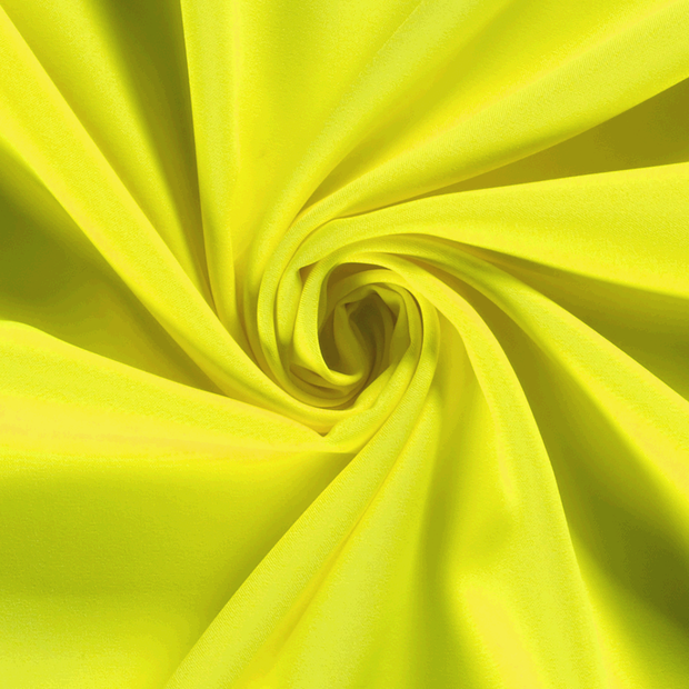 Power Stretch fabric Unicolour Neon Yellow
