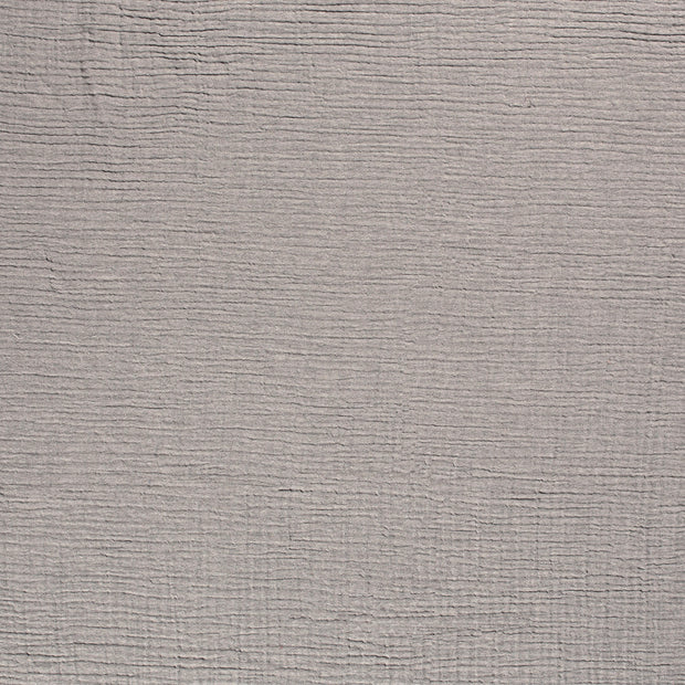 Muslin Four Layer fabric Grey matte 
