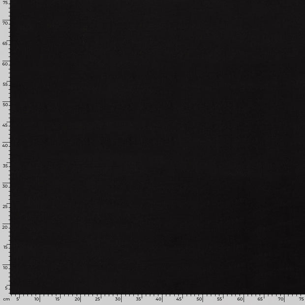 Bengaline fabric Unicolour Black