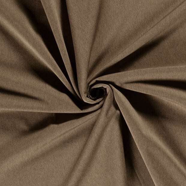 Softshell fabric Brown backed 
