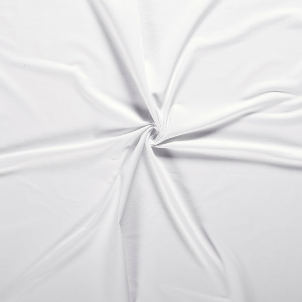 French Terry fabric Optical White 