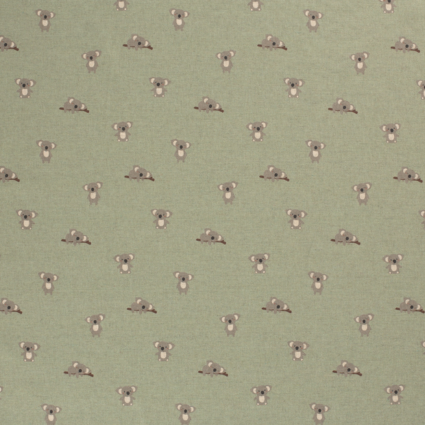 Panama fabric Olive Green matte 