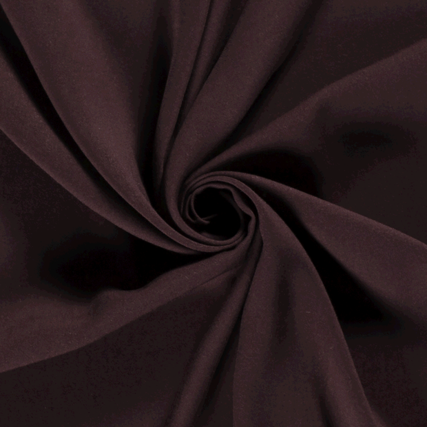 Viscose Poplin fabric Unicolour Bordeaux