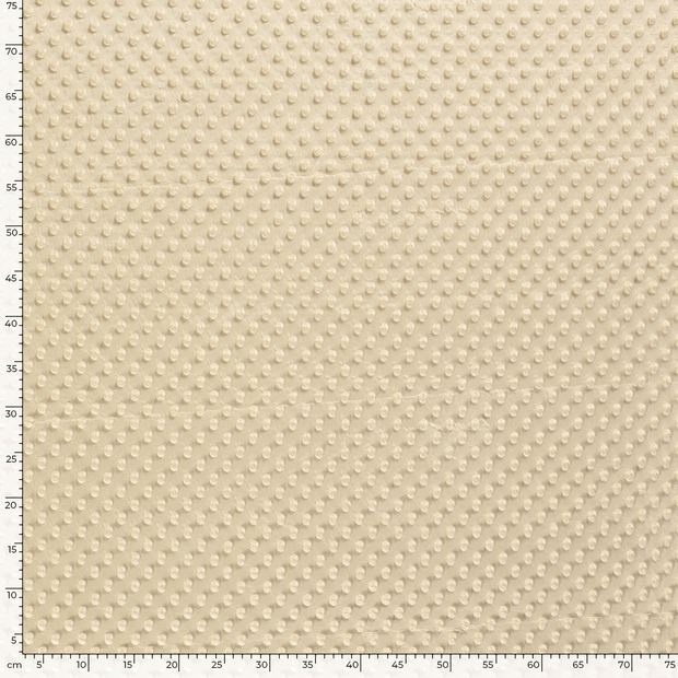 Minky fabric Unicolour Light Yellow