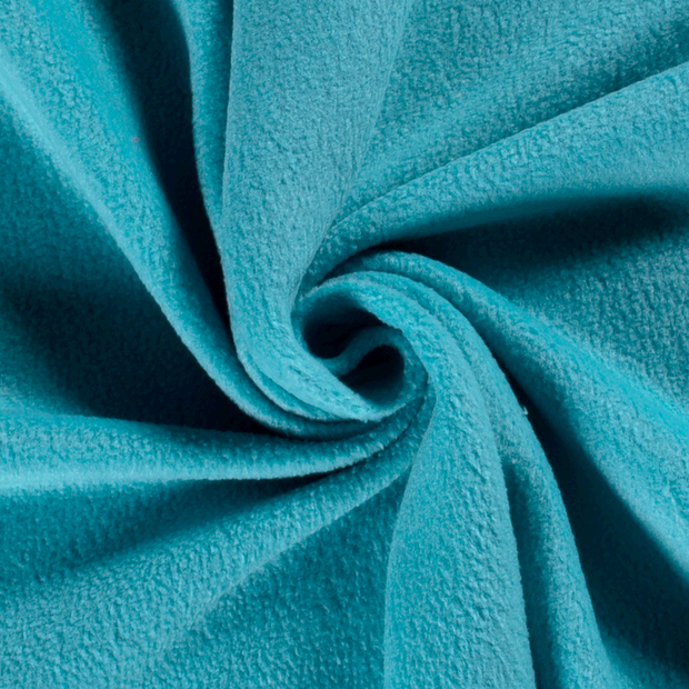 Polar Fleece fabric Unicolour Aqua
