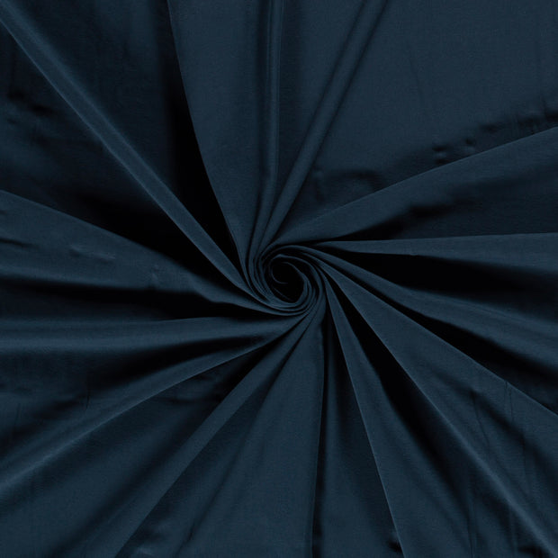 Algodón Jerséis tela Indigo Oscuro 