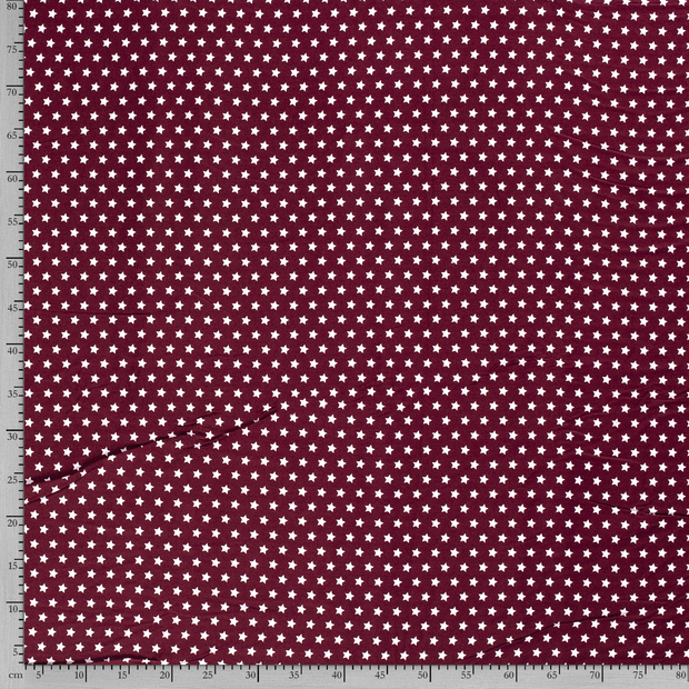 Cotton Poplin fabric Stars printed 