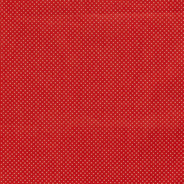 Cotton Poplin fabric Dots Red