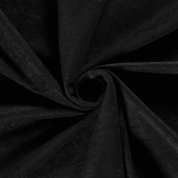 Alova tissu Unicolore Noir